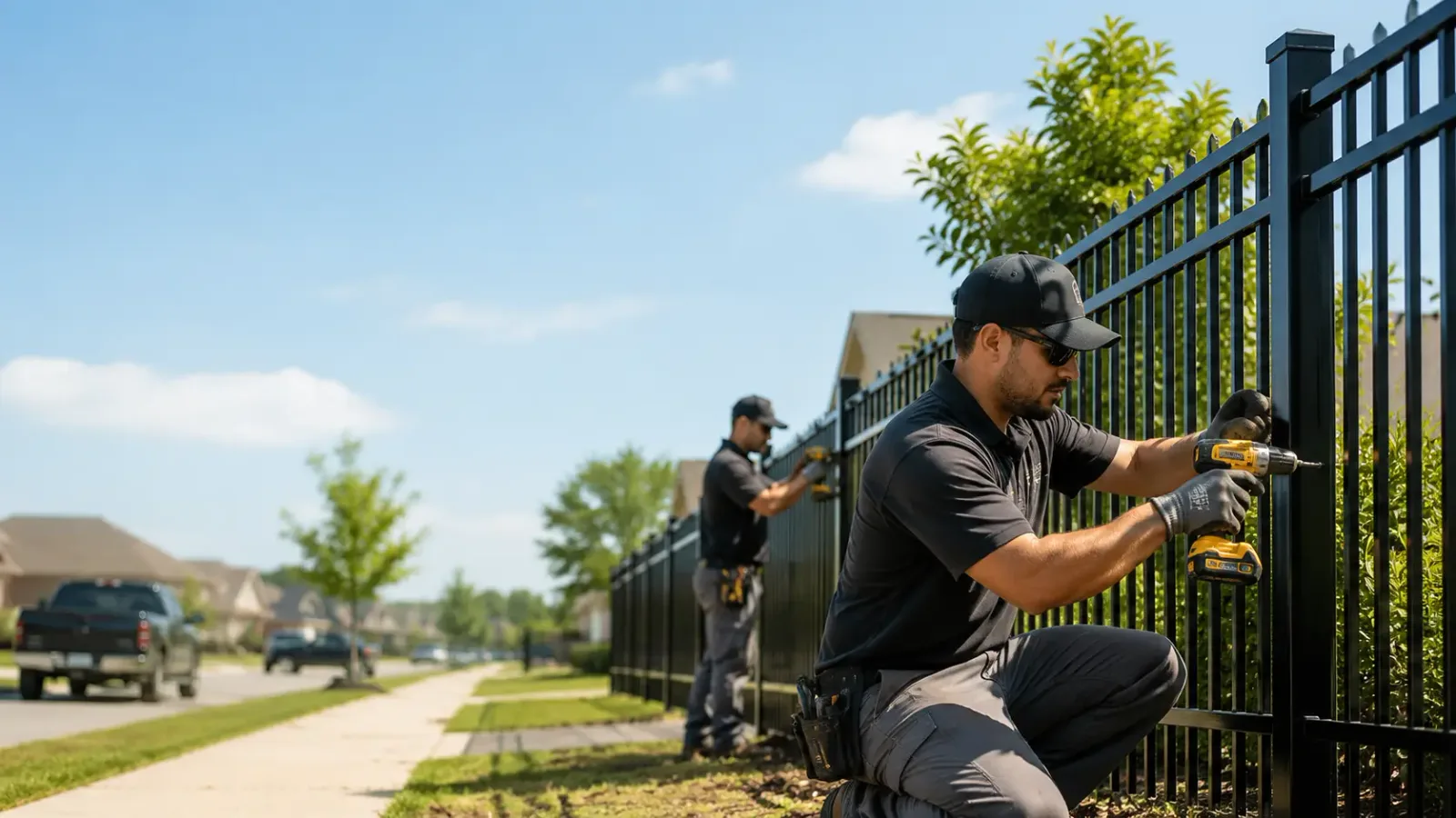 Metal Fence Installation in Monroe City, IN